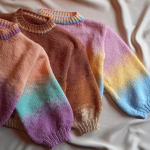Sweter Daddy Bubble (wzór do robienia na drutach)