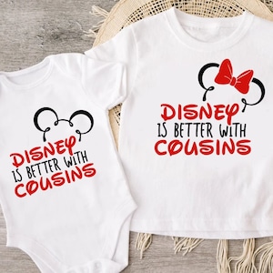 Disneyy Is Better With Cousins SVG, Customize Family Trip 2024 SVG, Family Vacation SVG, Customize Gift Vinyl Cut File, Pdf, PngDesign File