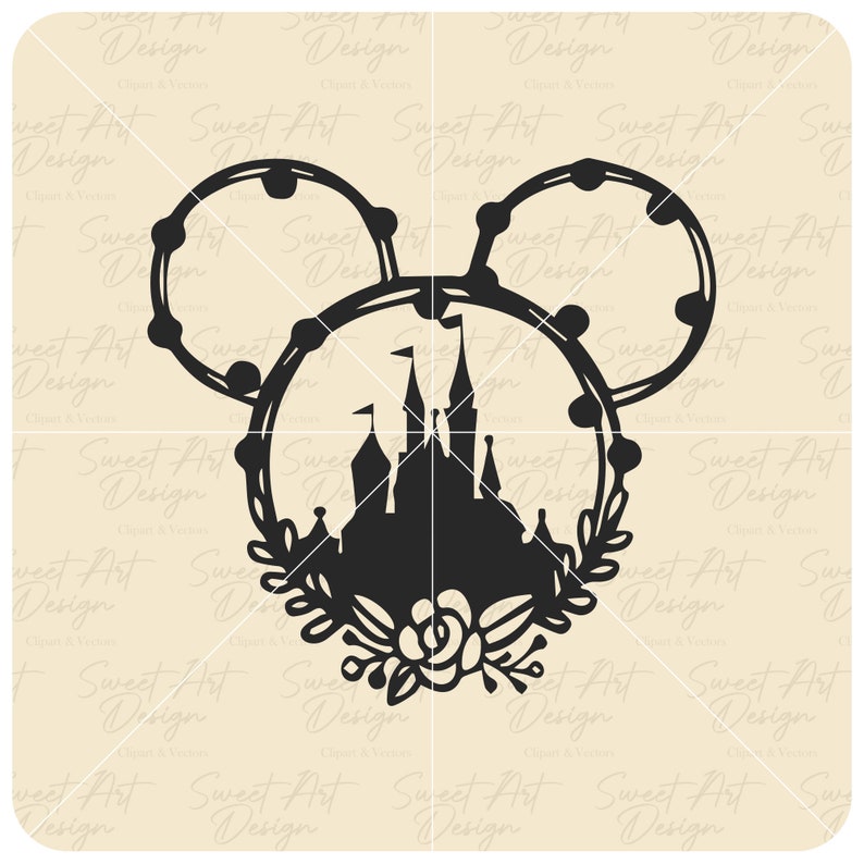 Minniee Mouse SVG, Magical Flower Design SVG, Trip SVG, Customize Gift Svg, Vinyl Cut File, Svg, Pdf, Jpg, Png, Ai Printable Design Files