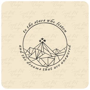 Sarah J Maas A Court of Thorns and Roses Court of Dreams SVG, Customize Svg, Vinyl Cut File, Svg, Pdf, Jpg, Png, Ai Printable Design Files