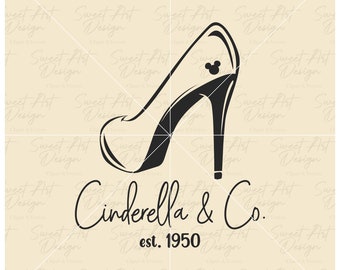 Cinderella & Co SVG, Mouse SVG, Family Vacation Trip SVG, Customize Gift Svg, Vinyl Cut File, Svg, Pdf, Jpg, Png, Ai Printable Design Files