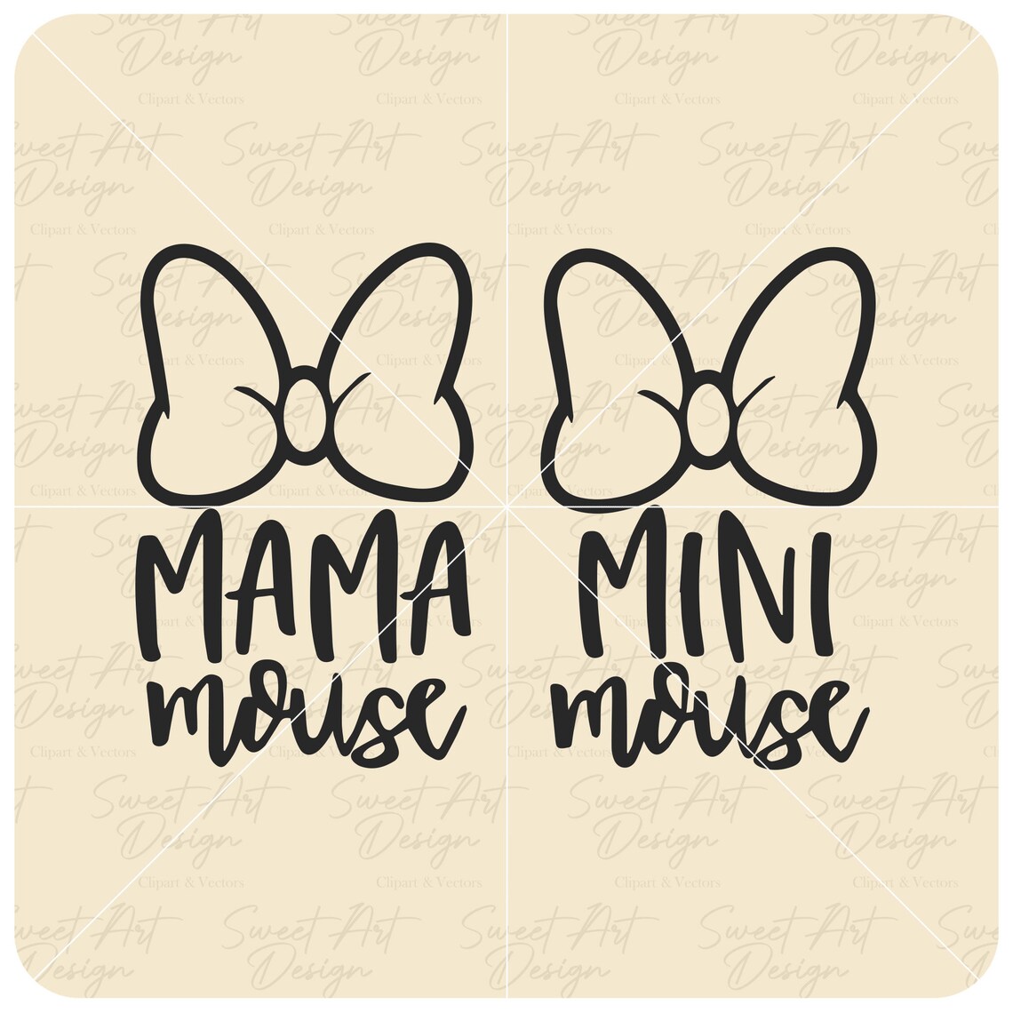 Mama Mouse SVG Mini Mouse SVG Magical Family Trip SVG - Etsy Singapore