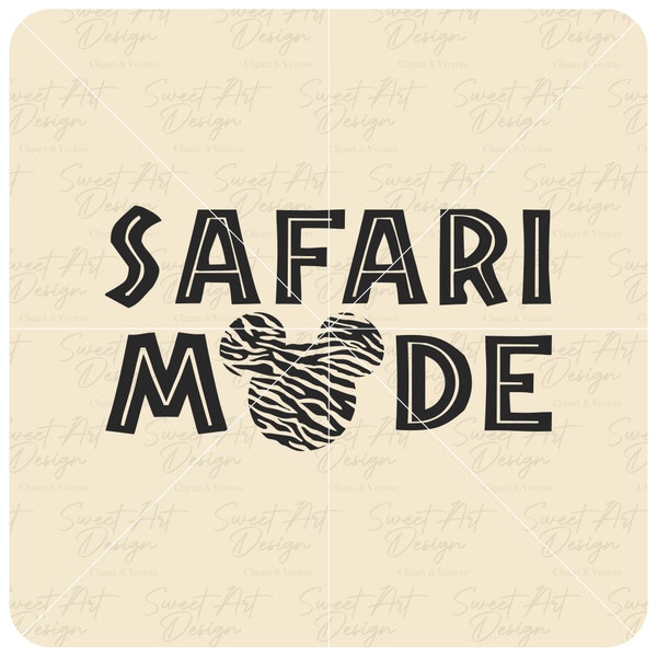 Safari Mode SVG, Wild Jungle Forest SVG, Leopard Family Trip SVG, Customize Gift Svg, Vinyl Cut File, Svg, Pdf, Jpg Printable Design File