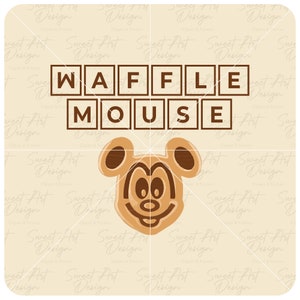 Waffle Mouse SVG, Funny Mouse Cake SVG, Castle, Trip SVG, Customize Gift Svg, Vinyl Cut File, Svg, Pdf, Jpg, Png, Ai Printable Design Files