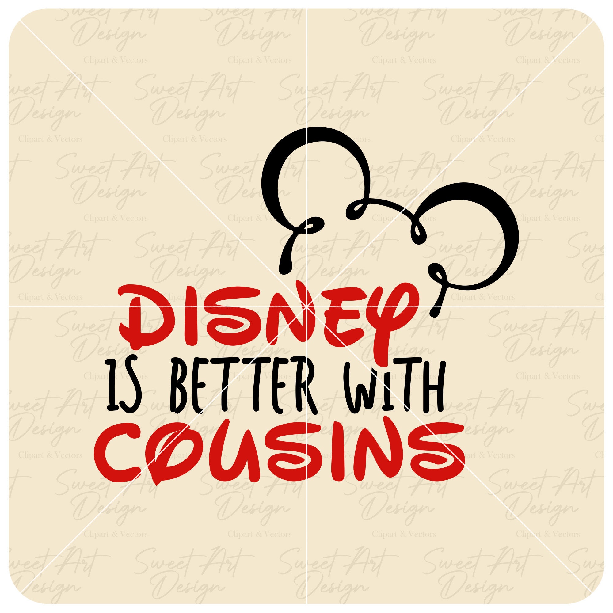 Disneyy is Better With Cousins SVG Customize Family Trip 2023 Etsy