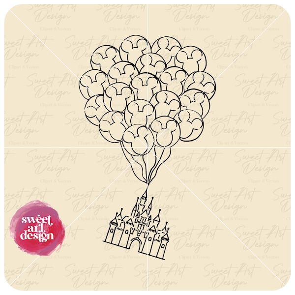Adventure Is Out There SVG, Up The Movie SVG, Castelo de Balões SVG, Personalize Presente Svg, Arquivo de Corte de Vinil, Svg, Pdf, Arquivo de Design Imprimível Jpg