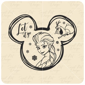 Frozen Elsa and Olaf SVG, Into The Unknown, Customize Gift Svg, Vinyl Cut File, Svg, Pdf, Jpg, Png, Ai Printable Design File