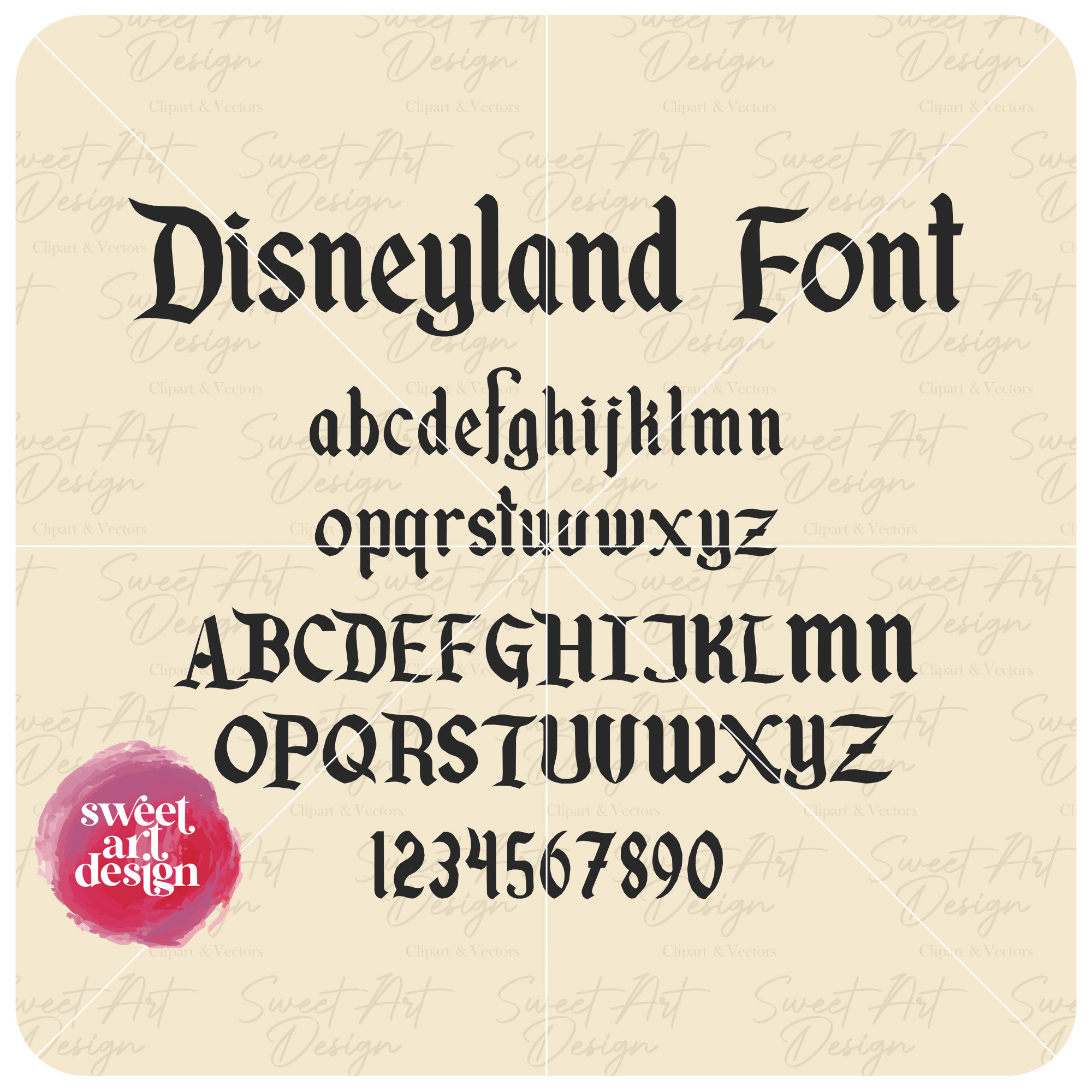 Walt disney world font