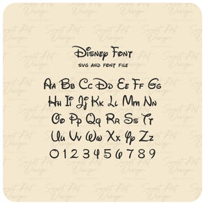 Alphabet de la souris SVG, souris polices SVG, lettres SVG, personnaliser le cadeau Svg, fichier de découpe vinyle, Otf, Svg, Pdf, Jpg, fichiers de conception imprimable Ai