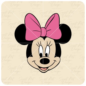 Original Minnie Mouse Lovely Face SVG, Mouse SVG, Family Trip SVG, Customize Gift Svg, Vinyl Cut File, Svg, Pdf, Jpg, Png, Ai Design File