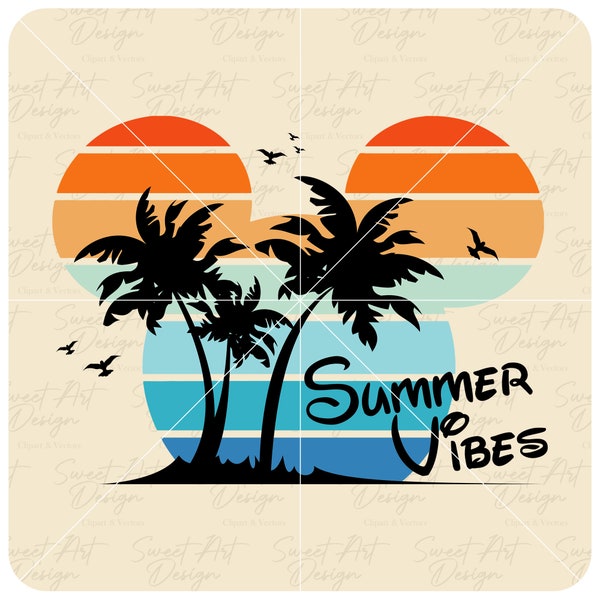 Magical Summer SVG, Family Vacation SVG, Family Trip SVG, Summer Colors, Customize Gift Svg, Vinyl Cut File, Svg, Pdf, Png, Design File