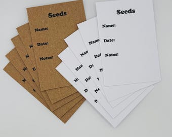Seed Envelopes Storage Packets Gardener