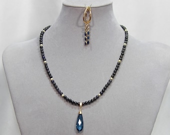Choice of Iolite Pendant, Necklace, and Earring Set