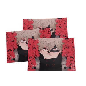 Stampa Bakugou Katsuki Spider Lily A5