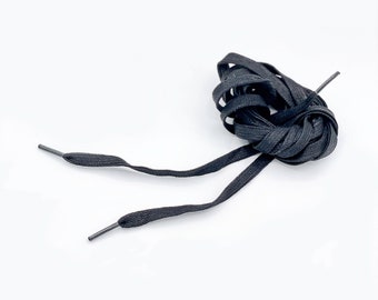 Waxed Flat Shoelaces - Multiple Colors and Lengths