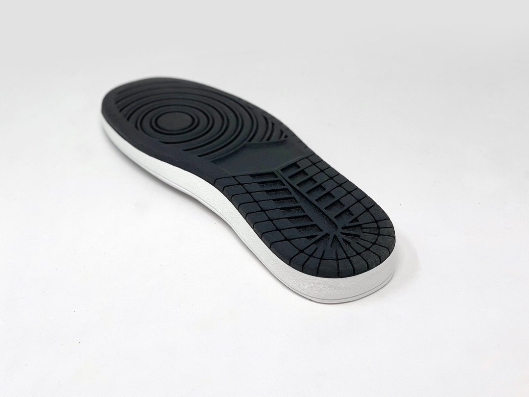 Suela de zapatilla estilo generico similar a Air Jordan 1 Nike Dunk Blanco y negro Etsy Espana