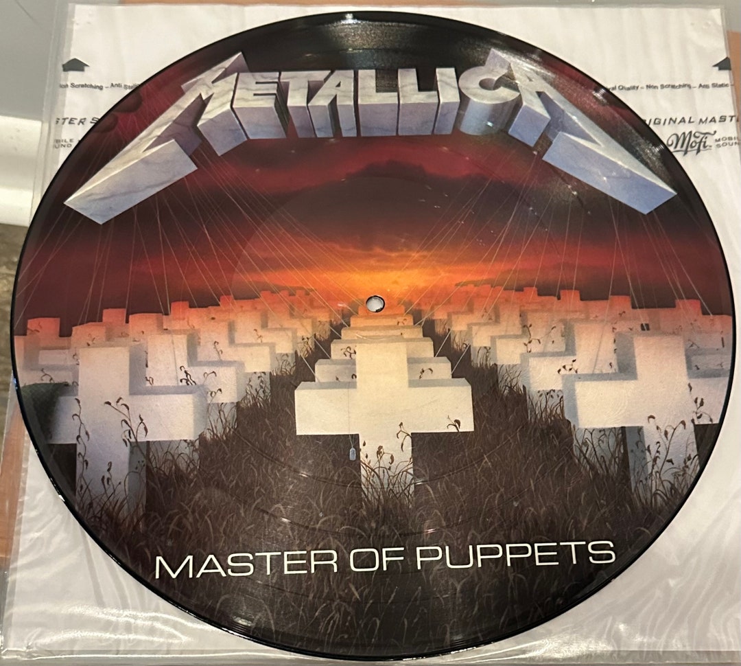 Metallica Master of Puppets Lp 1986 UK Picture Disc, Music for Nations ...