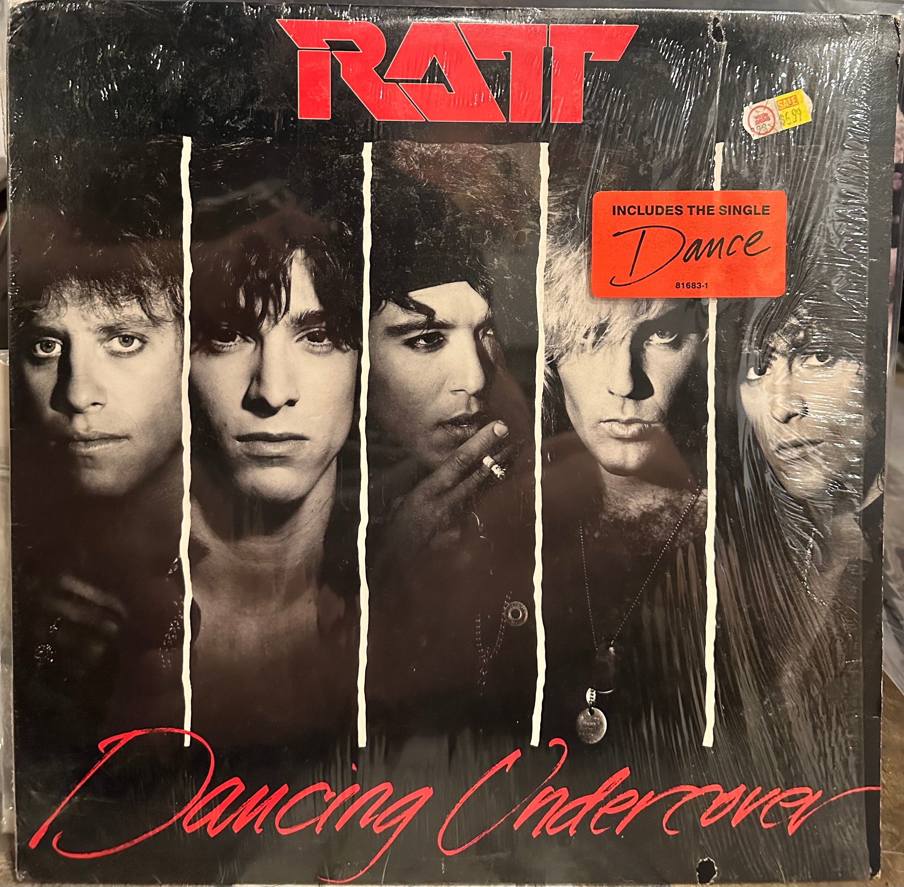 Ratt Dancing Undercover 1986 US, Atlantic Records, Vintage Ratt Dancing Undercover 1986 US, Atlantic Records, Vintage