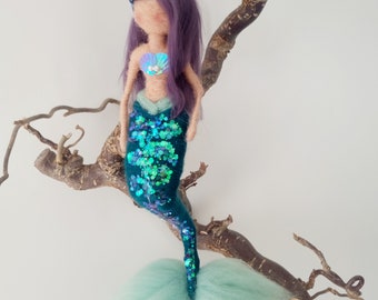 Mermaid with your choice of colors WITH GLITTER