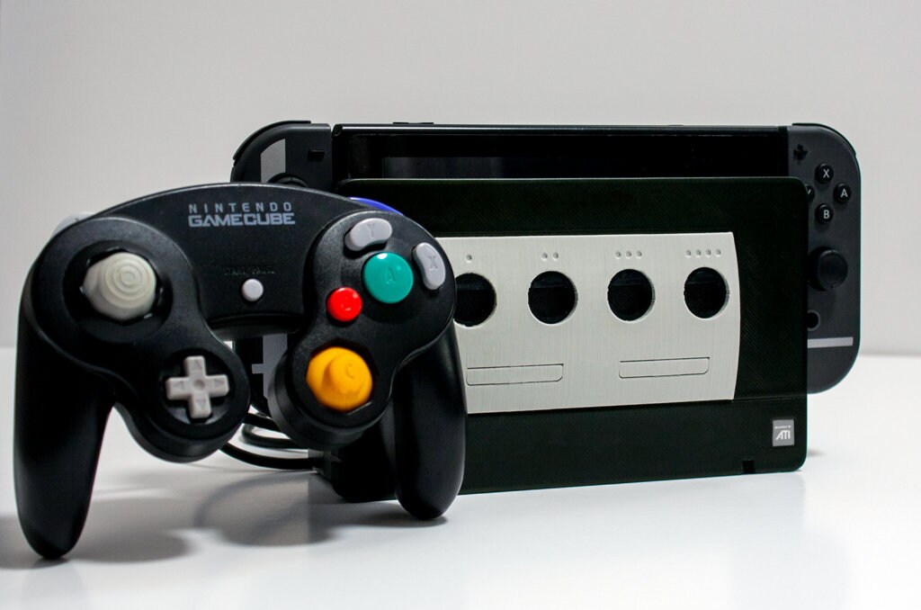 Nintendo Switch Nintendo NINTENDO GAMECUBE GAMECUBE PLA Nintendo Gamecube Switch Dock for the Nintendo Switch 3D