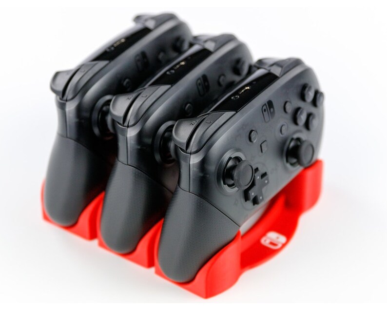 3D Printed Nintendo Switch Pro Controller Stand With Official Switch