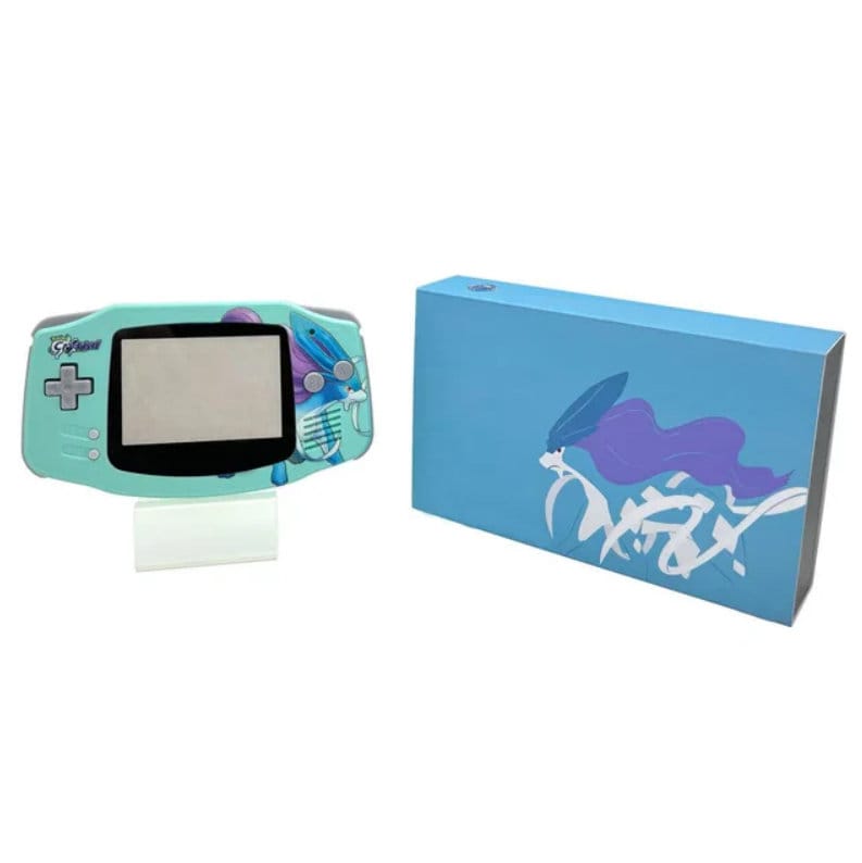 Suicune Custom Modded Gameboy Advance GBA Console Complete in Box CIB