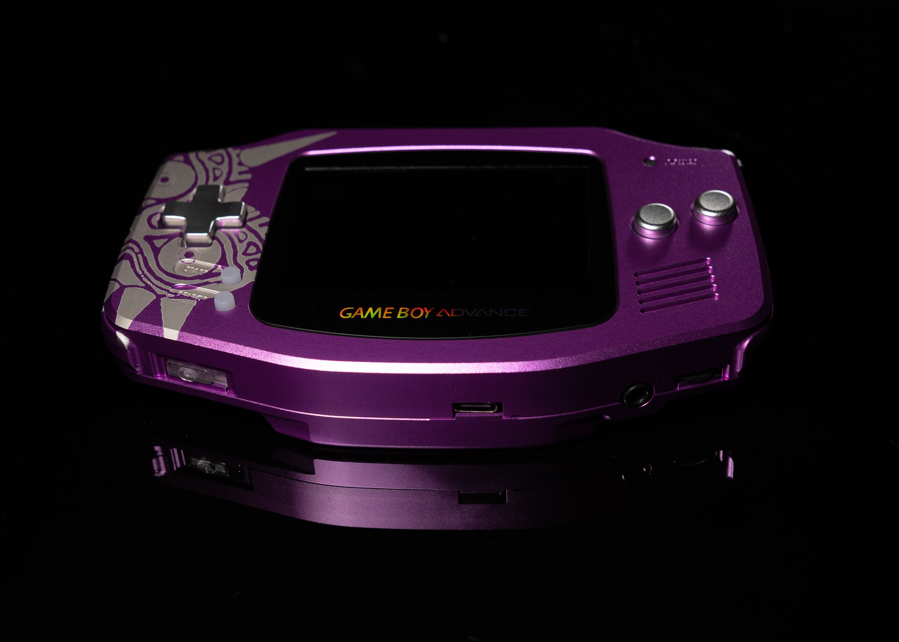 Full Metal Aluminum Gameboy With IPS Screen Panel & Rechargeable