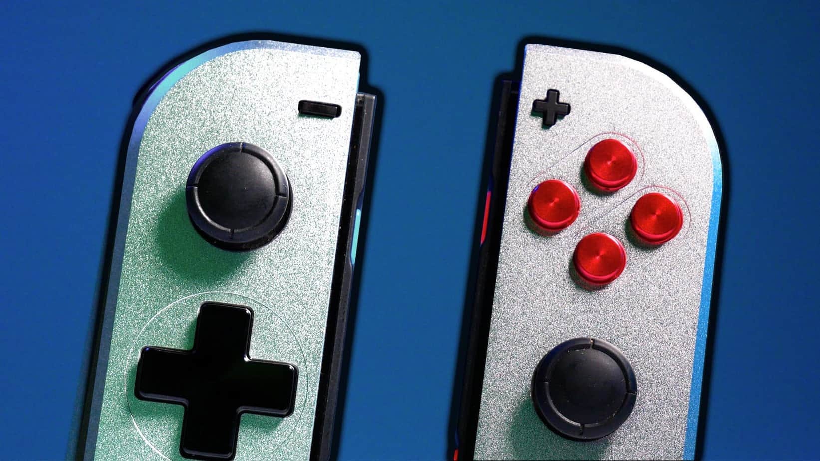 Custom Joy-Cons “80s Vibes” Old School Retro Gaming Mod - Nintendo Swi in  2023