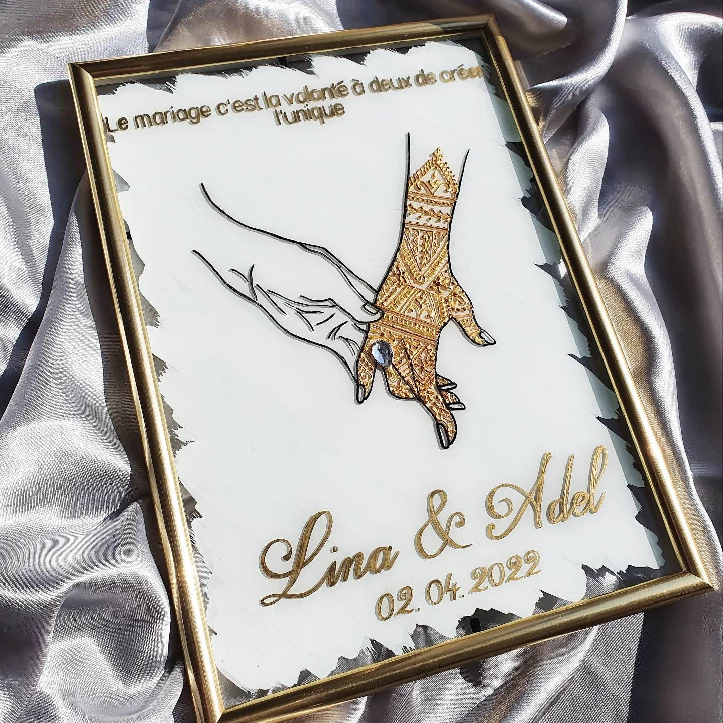 Cadre Henna Mariage