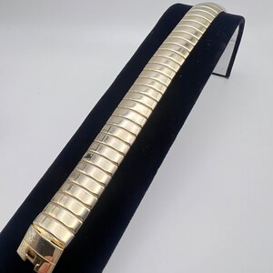 Vintage Gold Tone ‘Watch Band’ Bracelet