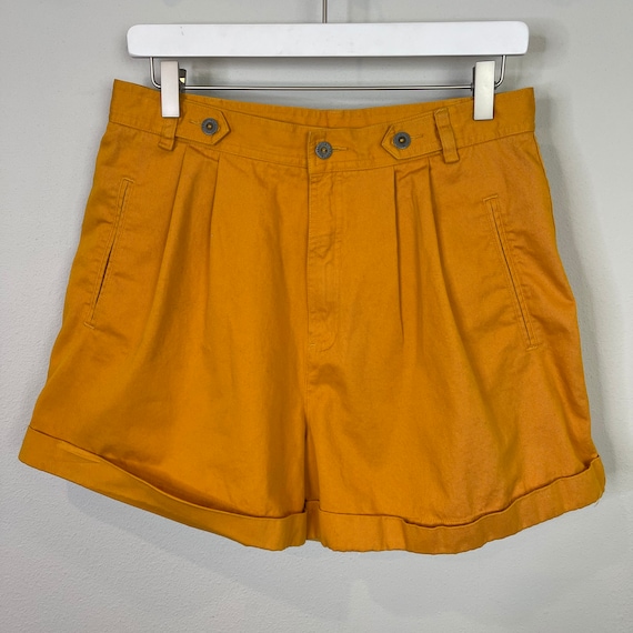 Liz Sport Vintage Mustard Yellow Shorts - image 1