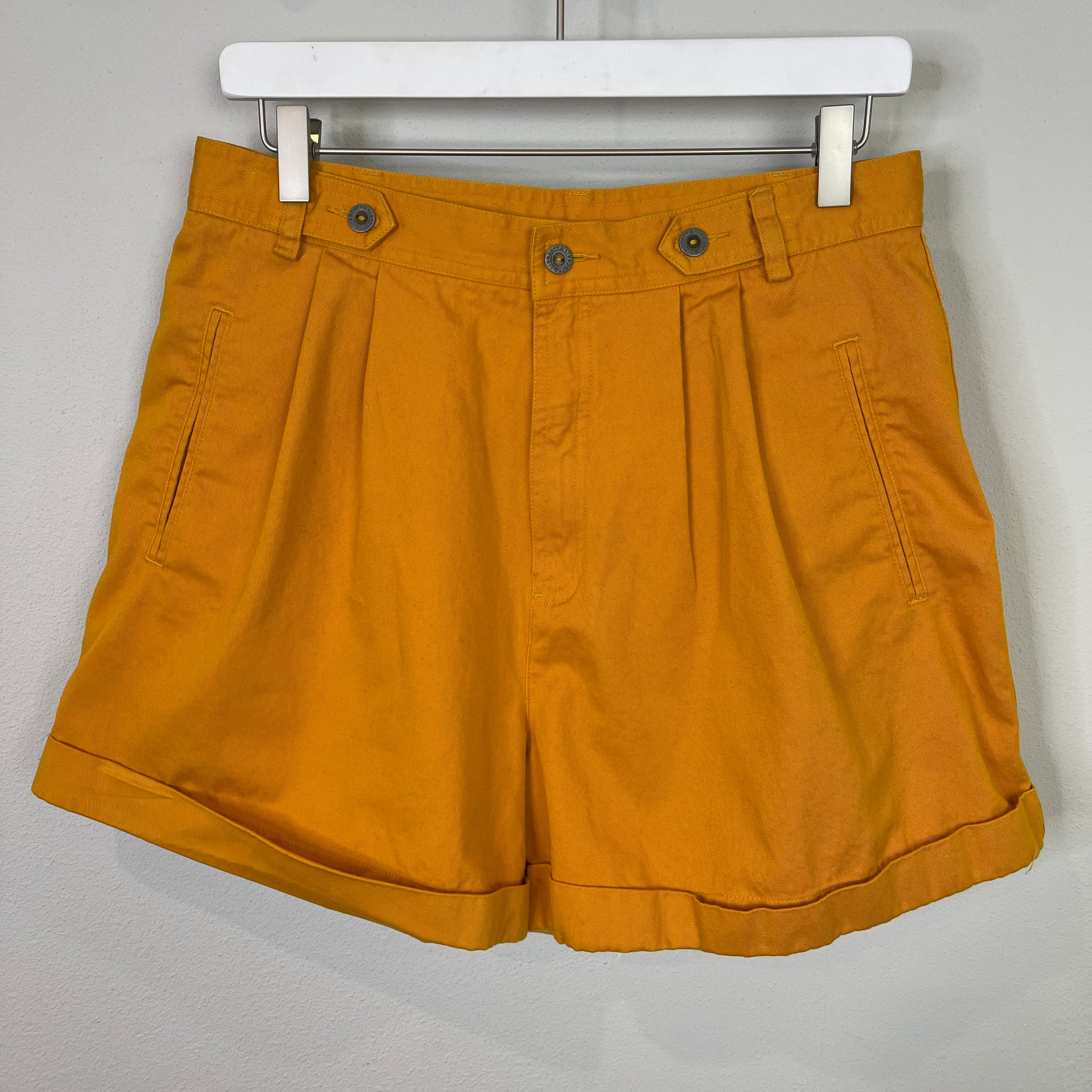 Liz Sport Vintage Mustard Yellow Shorts Etsy