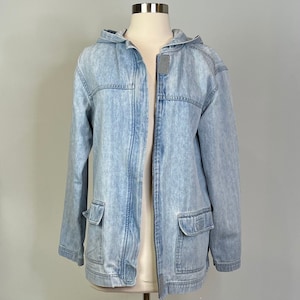 BLASSPORT Vintage Denim Hooded Jacket