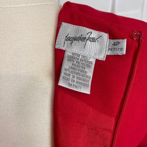 Jacqueline Ferrar Petite Vintage Red Dress - image 5