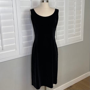 Jo Collins Black Vintage Velvet Dress