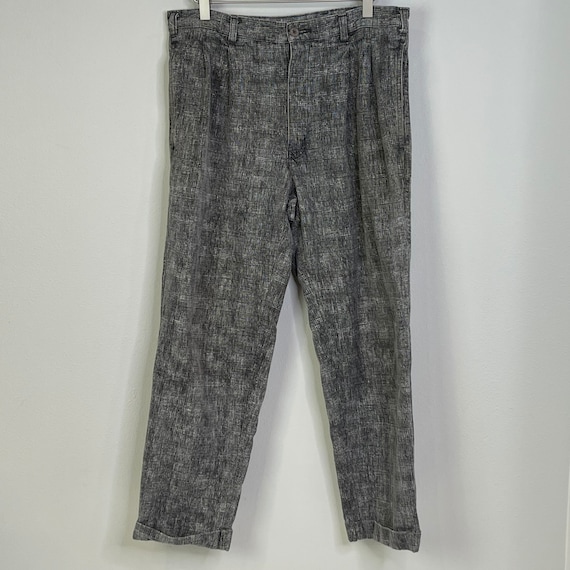 Levi’s Vintage Dockers Grey Black Plaid Pants