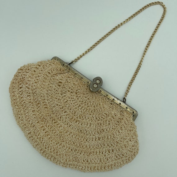 Vintage/Antique Crochet Beautiful Bag - image 2