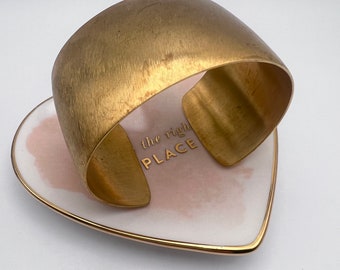 Vintage Gold Tone Cuff Bracelet