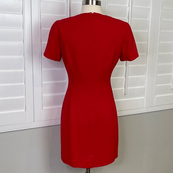 Jacqueline Ferrar Petite Vintage Red Dress - image 3