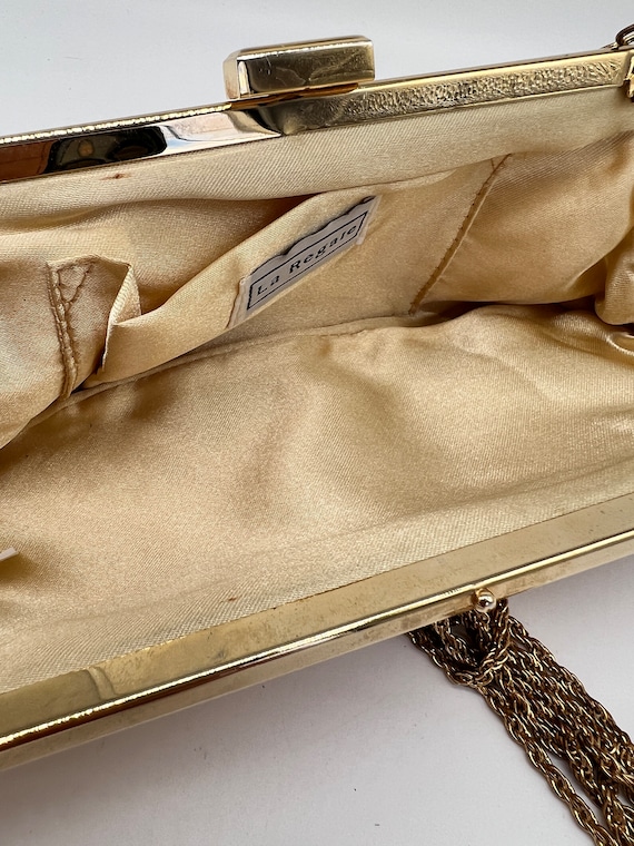 La Regale Dahlia Beaded Envelope Clutch Purse Gorgeous Detail Shoulder Strap