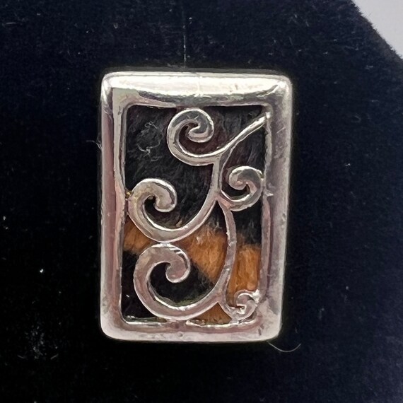 Vintage Rectangular Earrings for Pierced Ears - image 4