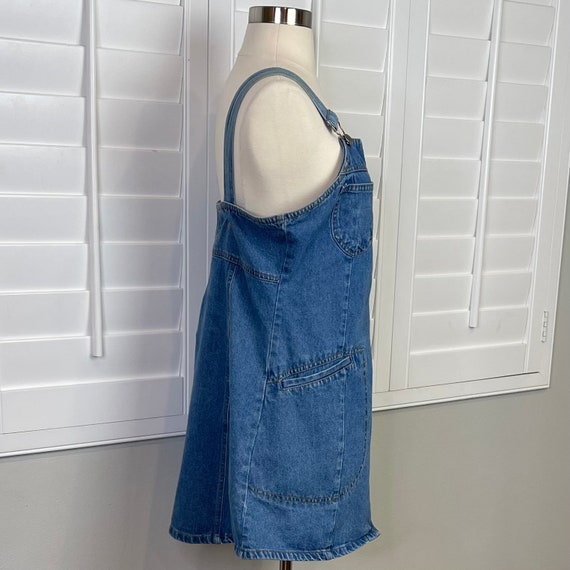 Kisses Blue Vintage Jean Overalls Dress in Size L… - image 2