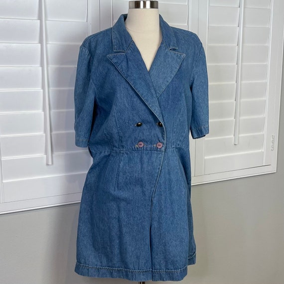 Ulterior Motives Vinatge Denim 90s Romper