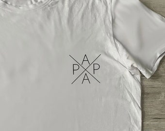 T-Shirt Papa dezent, T-Shirt Papa Statement, Geschenkidee Papa, Papa Shirt