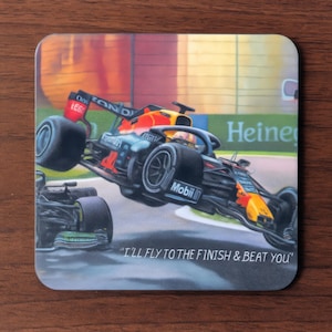 Formula 1 Coaster - Lewis Hamilton & Max Verstappen - F1 gift box