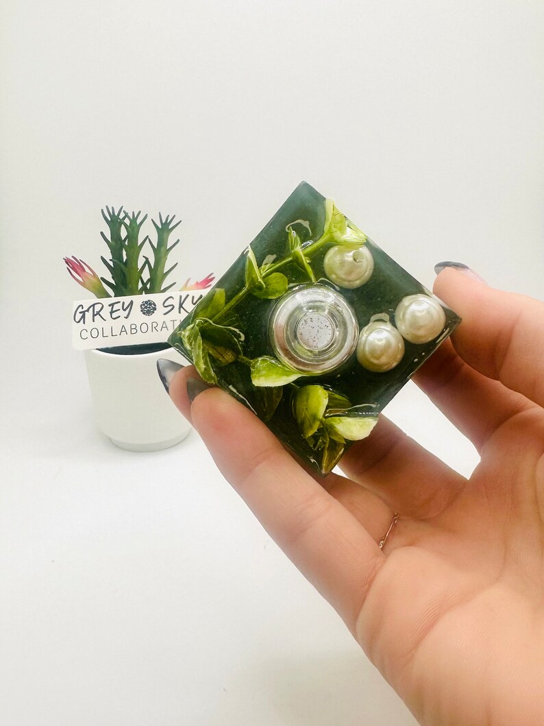 Layers of Earth Mini Scented Oil Diffuser Epoxy Resin Reed Diffuser