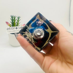 Immersed Flowerbed Mini Scented Oil Diffuser | Epoxy Resin Reed ...