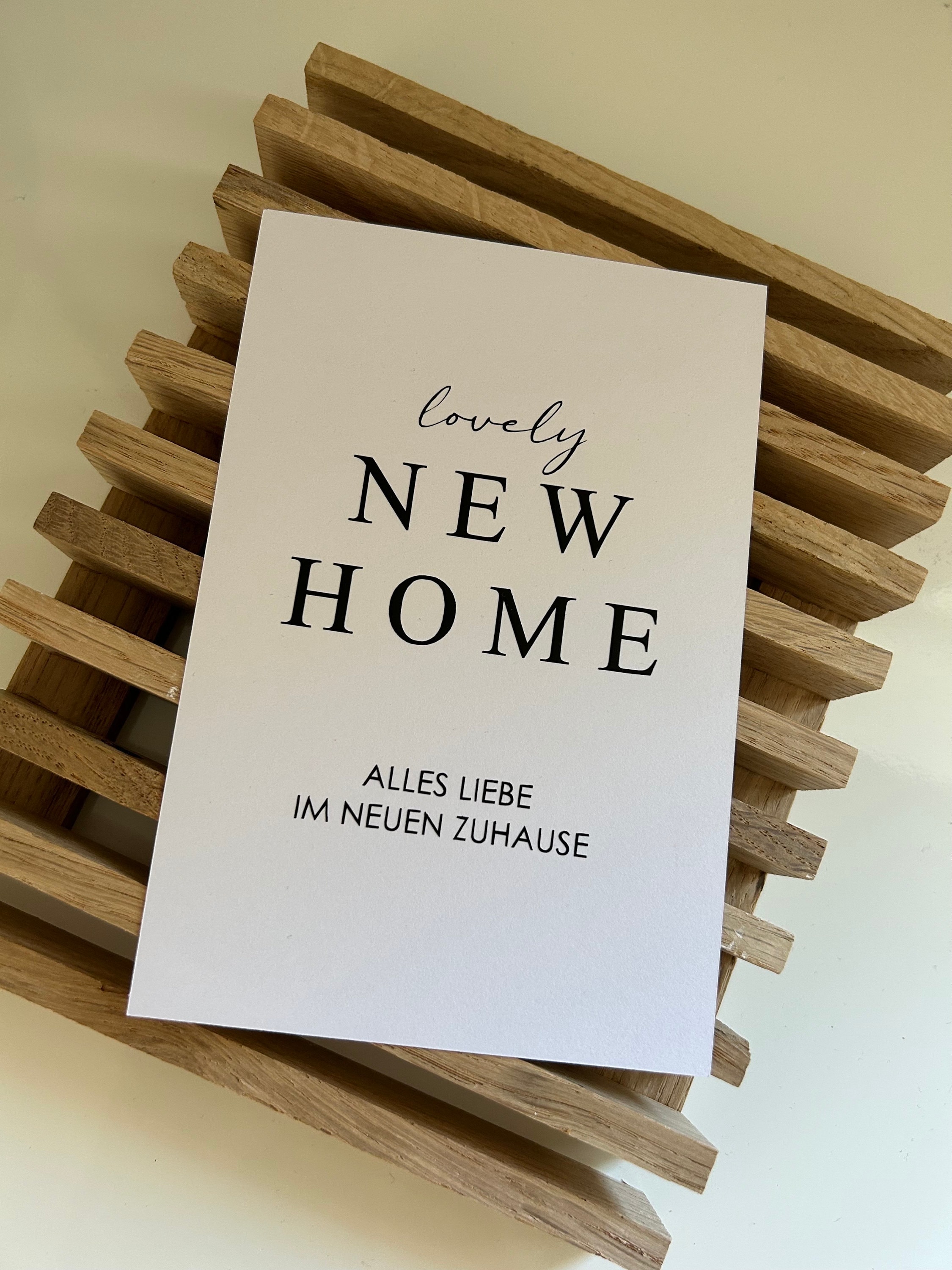 Grußkarte Zum Neuen Zuhause – Designet Für Einweihungspartys, Umzug, Hausbezug