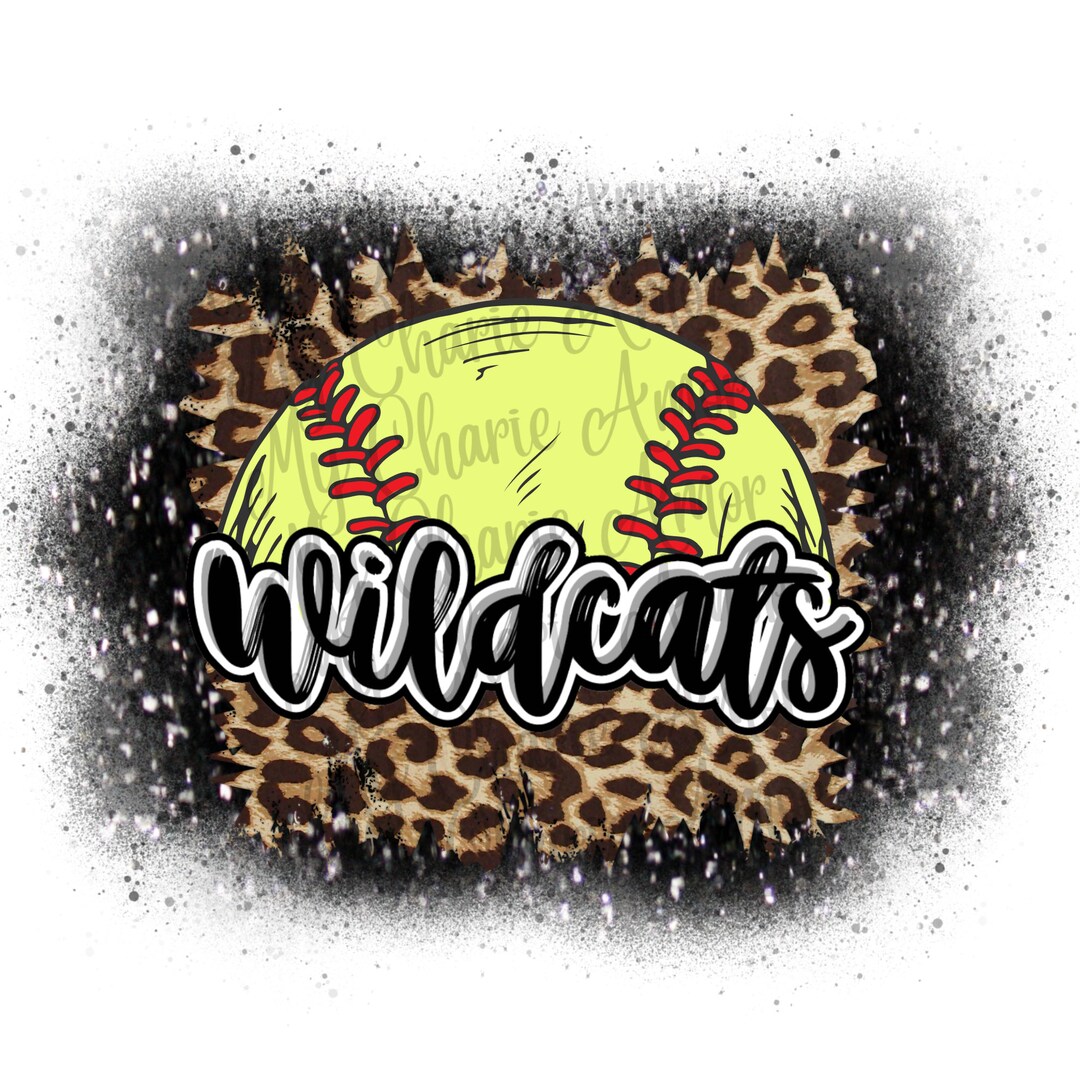 Wildcats Png, Wildcats Softball, Team, Sublimation, Cheetah Print