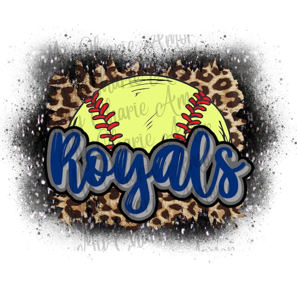 Royals Png, Royals Softball, Softball team, Sublimation,Cheetah print, Glitter, Digital design, Sublimation design, PNG, DTG printing, Gift